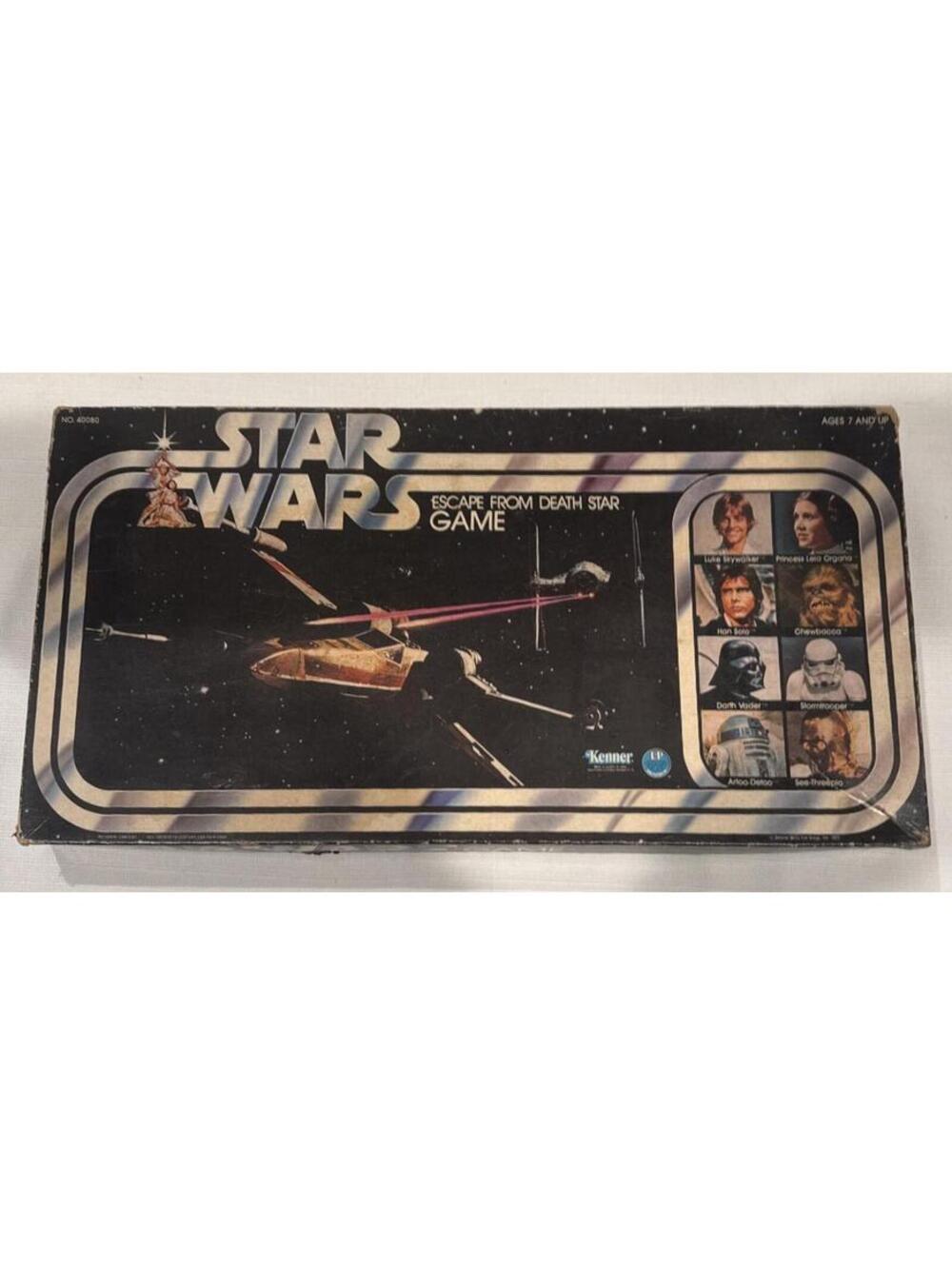 Vintage Kenner Star Wars Escape from Death Star Game Board Game Complete